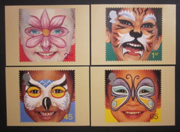 2001 'FACE PAINTINGS' P.H.Q. CARDS UNUSED, ISSUE No. 227 (B) #00901 - PHQ Cards