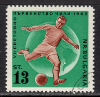 Bulgaria 1962 Mi# 1312 Used - World Soccer Championship, Chile - 1962 – Chili