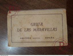 GRUTA DE LAS MARAVILLAS. ARACENA HUELVA. 10 POSTALES. EXCMO AYUNTAMIENTO 1953 - Huelva