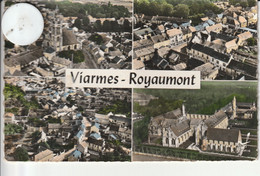 95 -  Carte Postale Semi Moderne De  VIARMES ROYAUMONT  Multi Vues Aériennes - Viarmes