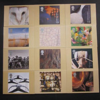 2000 THE COMPLETE YEAR SET OF MILLENNIUM COMMEMORATIVE P.H.Q. CARDS UNUSED. ISSUE Nos. 215 To 226 (B) #00905 - PHQ Cards