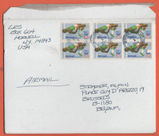 STATI UNITI - UNITED STATES - USA - US - 2004 - 6 X 31c Summer Olympic Games 1980, High Jumper - Medium Envelope - Viagg - Cartas & Documentos