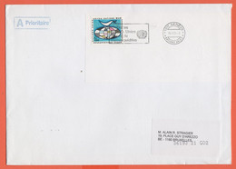 ONU - NAZIONI UNITE - UNITED NATIONS - NATIONS UNIES - 2003 - 2,00 F.s. - Medium Envelope - Viaggiata Da Genève Per Brux - Cartas & Documentos