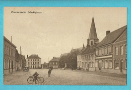 * Zwevezele - Swevezeele (Wingene) * (Uitg. Martens Roelens) Marktplaats, Grand'Place, Vélo, Animée, église, Old - Wingene