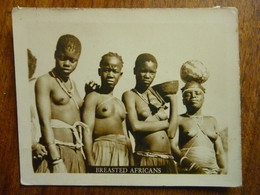 Jolie Photo Très Originale Années 40 -   Breasted Africans Soudan Ou KENYA - Sin Clasificación