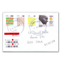 Argentina 2019 – Mahatma Gandhi Argentina 150th Birth Anniv Commercial Used Registered Cover   (**) - Lettres & Documents