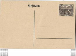 138 - 36 - Entier Postal Neuf 30  Saargebiet - Postal Stationery