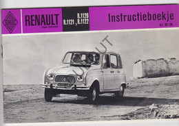 Renault - Reclameboekje/Instructieboekje Renault R1120/1122 - Jaren '60-'70   (V1203) - Practical