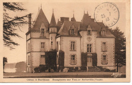 85 - Dompierre-sur-Yon - Château De Rortheau - Dos Divisé - Dompierre Sur Yon