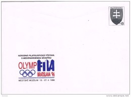 1996 : Exposition Philatélique Olympique Olympfila Bratislava 96 Neuf COB 7 Michel U 7 - Briefe