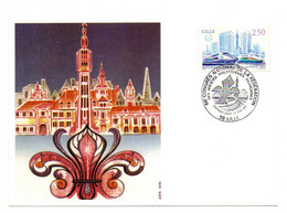 FDC--1993 -- LILLE -59.....Congrès National Philatélique.......cachet  LILLE--59..........à Saisir - 1990-1999