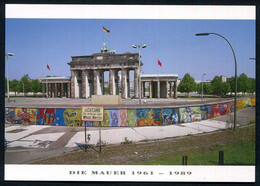 Berlin - Brandenburg - Tor - Die Mauer 1961 - 1989 .  -  NOT  Used - Scans For Condition .(Originalscan !!) - Muro De Berlin