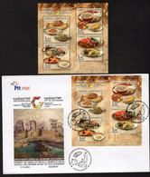 Turkey/Turquie 2016 - City Of Gastronomy, UNESCO Creative City - FDC + Minisheet - MNH*** - Superb*** - Lettres & Documents