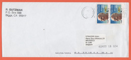 STATI UNITI - UNITED STATES - USA - US - 2004 - 2 X 40c William T. Piper - Viaggiata Da Marysville Per Bruxelles,Belgium - Cartas & Documentos