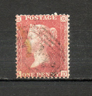 GRANDE BRETAGNE  N° 10 I    OBLITERE   COTE  70.00€   REINE VICTORIA  VOIR DESCRIPTION - Used Stamps