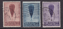BELGICA 1932   Serie Completa Usada Yvert Nº 353/5 - 1929-1941 Groot Montenez
