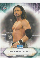 John Morrison Def. Big E    #7  2021 Topps WWE - Trading Cards