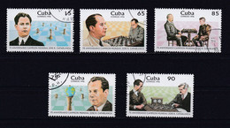 CUBA 1996 TIMBRES N°3566/70 OBLITERES ECHEC - Gebraucht