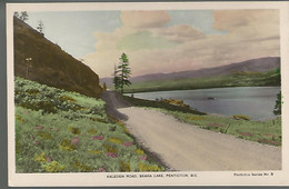 59365 ) BC  Kaleden Road Skaha Lake Penticton Real Photo Postcard RPPC - Penticton