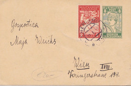 ÖSTERREICH BOSNIEN-HERZOGOVINA K.K.MILITÄRPOST 1919 - 8 Heller Ganzsache + 2 Heller Eilmarke (117) Auf Pk Gel.v. Mil ... - Errors & Oddities