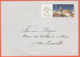 BELGIO - BELGIE - BELGIQUE - 2004 - 0,41€ Christmas And New Year 2003 With Tab - Viaggiata Da Tournai Per Bruxelles - Briefe U. Dokumente