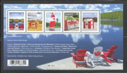 2013Canadian Pride - Flag  Souvenir Sheet Of 5 Different Sc 2611 - Neufs