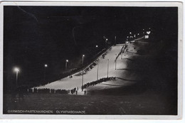 52266 - Deutsches Reich - 1939 - Olympiaschanze Bei Nacht, Gebraucht - Olympische Spiele
