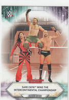 Sami Zayn    #34  Wins Championship    2021 Topps WWE - Trading-Karten