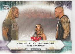 Randy Orton   #72    Challenges Edge   2021 Topps WWE - Trading Cards