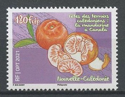 Nlle CALEDONIE 2021 N° 1410 ** Neuf MNH Superbe Fruits Mandarine à Canala Fête Des Terroirs - Nuevos
