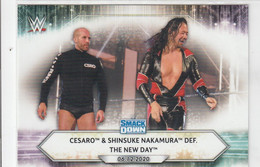 Cesaro & Shinsuke Nakamura  #86  Def. The New Day  2021 Topps WWE - Trading-Karten