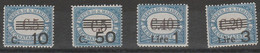 503 San Marino - Segnatasse  1940 - Soprastampati N. 60/63. Cat. € 175,00. SPLMNH - Impuestos