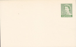 Canada Postal Stationery Ganzsache Entier 2 Cents Queen Elizabeth II. Post Card Carte Postale Unused - 1953-.... Règne D'Elizabeth II