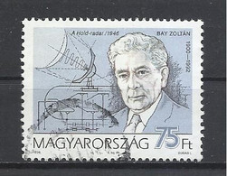 Hungary, Famous Hungarians, Bay Zoltan,  1996. - Oblitérés