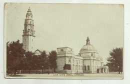 CARDIFF - THE CITY HALL   VIAGGIATA FP - Cardiganshire