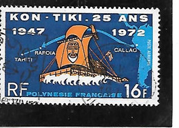 TIMBRE OBLITERE DE POLYNESIE DE 1972 N° YVERT PA 64 - Oblitérés