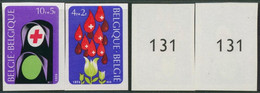 Non Dentelé (1974) - N°1705/06 Croix-rouge / Red Cross - Autres & Non Classés
