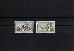 Czechoslovakia 1960 Olympic Games Squaw Valley Postfrisch / MNH - Hiver 1960: Squaw Valley