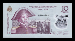 Haití 10 Gourdes Commemorative 2013 Pick 279 Polymer SC UNC - Haïti