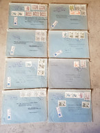 YUGOSLAVIA 11 REGISTERED LETTERS SEND TO GERMANY - Poste Aérienne