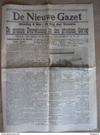 Krant De Nieuwe Gazet 8 9 10 Mei 1945 Einde Oorlog 8 Pagina's - Hollandais