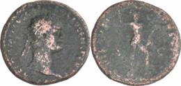 Rome - As De Domitien - 90 AD - Revers VIRTVS - RIC.406 - 05-043 - The Flavians (69 AD To 96 AD)