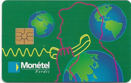 Swaziland - Monetel Nordic Demo Smart Card (Green), 01.1995, 800Units, 2.000ex, Mint - Swaziland