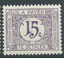 Congo Belge - Taxe -   N°  68 * -  Bip 13008 - Unused Stamps