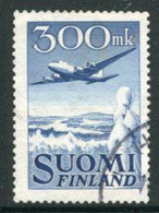 FINLAND 1950 Definitive  AIrmail 300 Mk. Used .  Michel 384 - Used Stamps