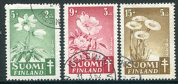 FINLAND 1949 Anti-tuberculosis Fund Used.  Michel 365-67 - Used Stamps