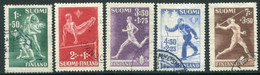 FINLAND 1945 Sports Used.  Michel 349-52 - Gebraucht