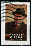 VEREINIGTE STAATEN ETATS UNIS USA 2021 AUGUST WILSON, PLAYWRIGHT F USED ON PAPER SC 5555 MI 5788 YT 5397 - Used Stamps
