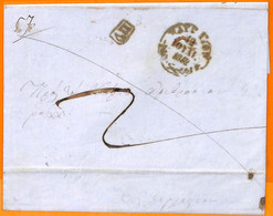 99215 - GREECE - POSTAL HISTORY - Prephilatelic Cover  -  NAVPLION  1852 - ...-1861 Voorfilatelie