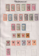 Madagascar - Collection Vendue Page Par Page - Neuf * Avec Charnière - TB - Unused Stamps